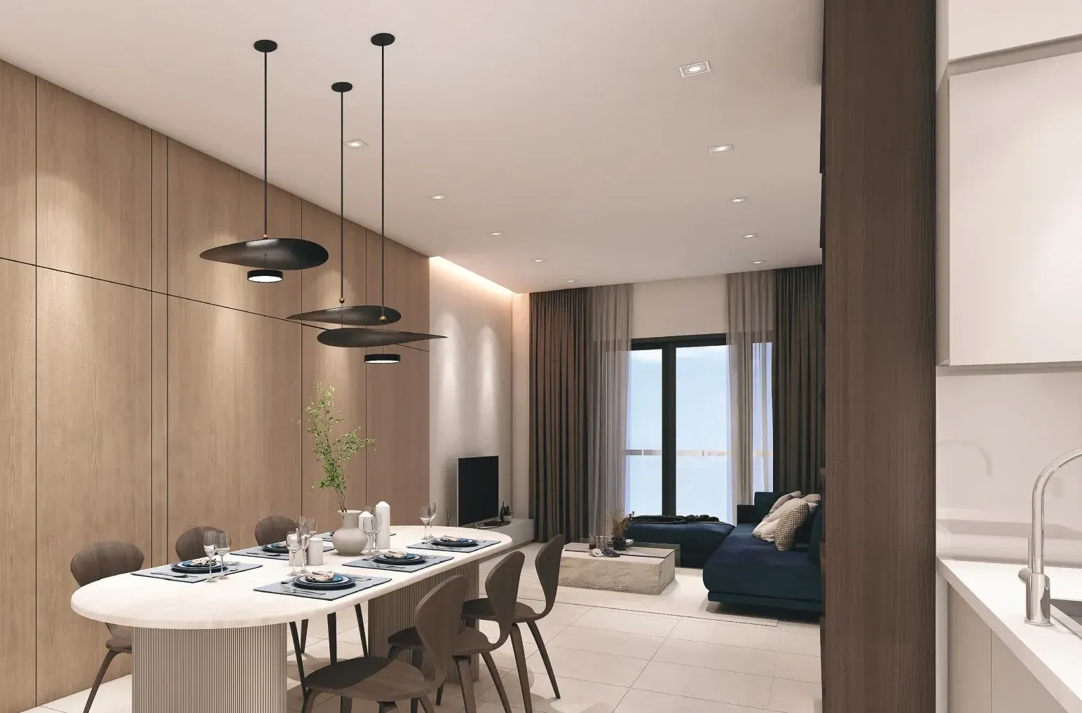 Dining and living
