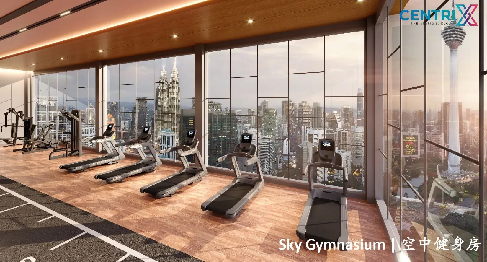 Sky gymnasium