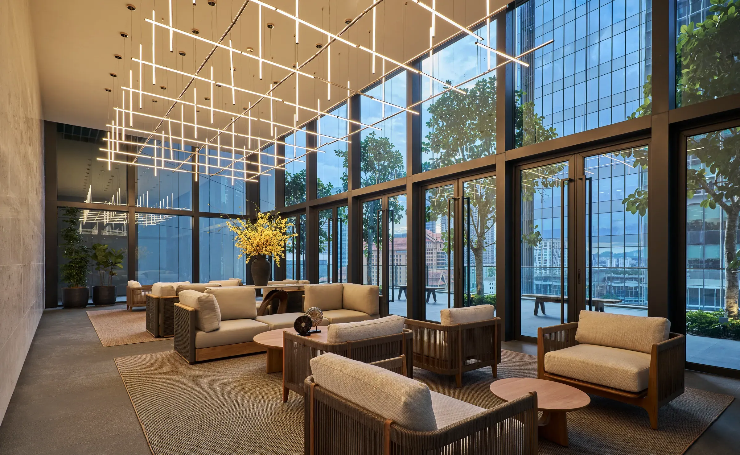 Double-height function room on Level 11