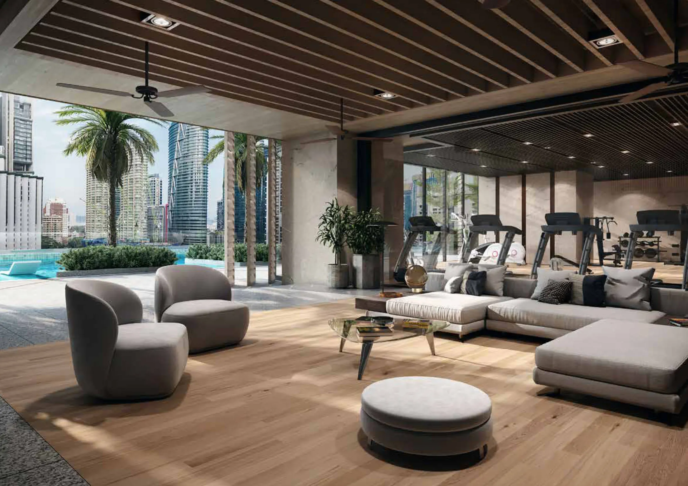 Residents' club and fitness suite