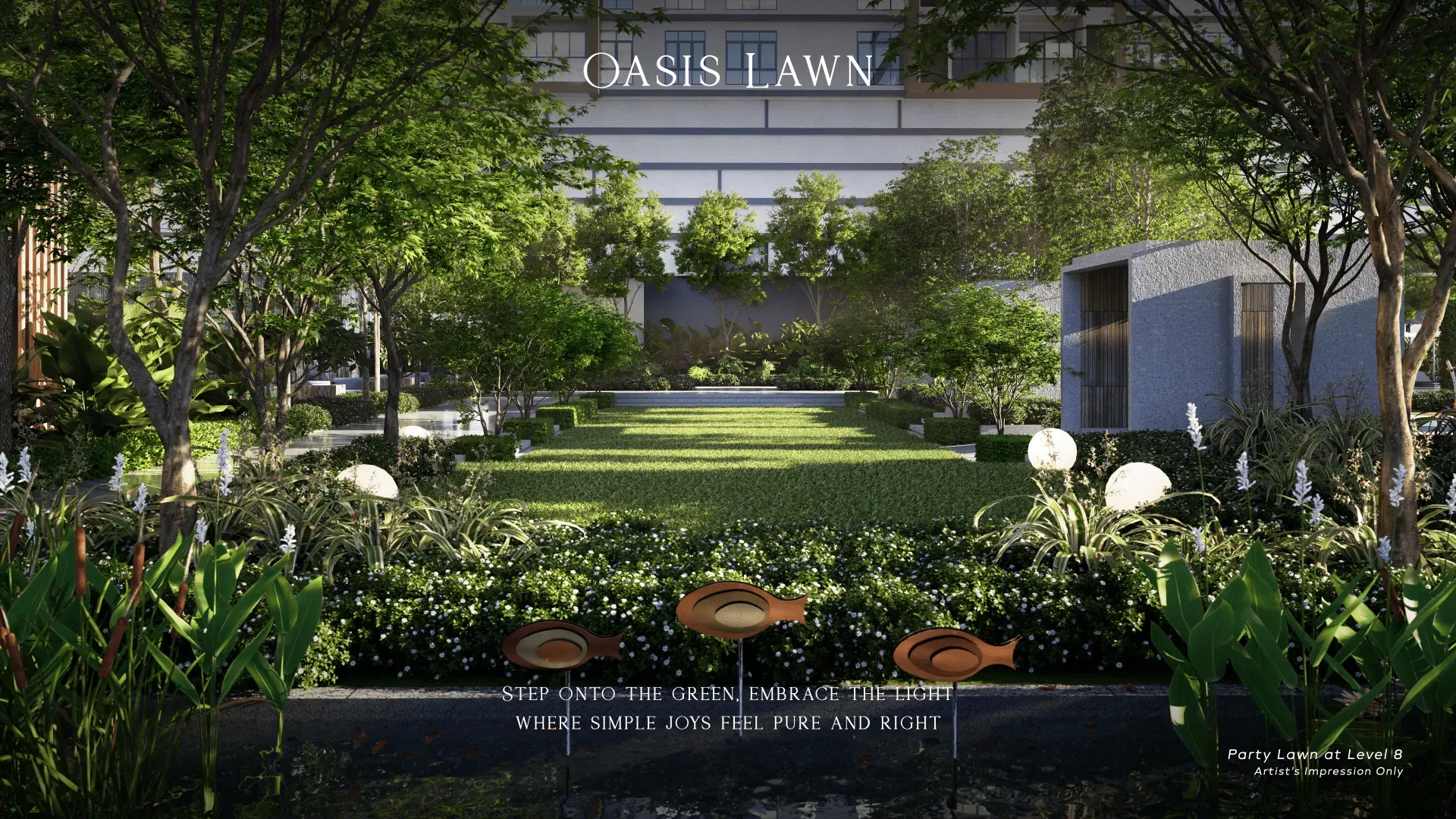 Party lawn at Level 8