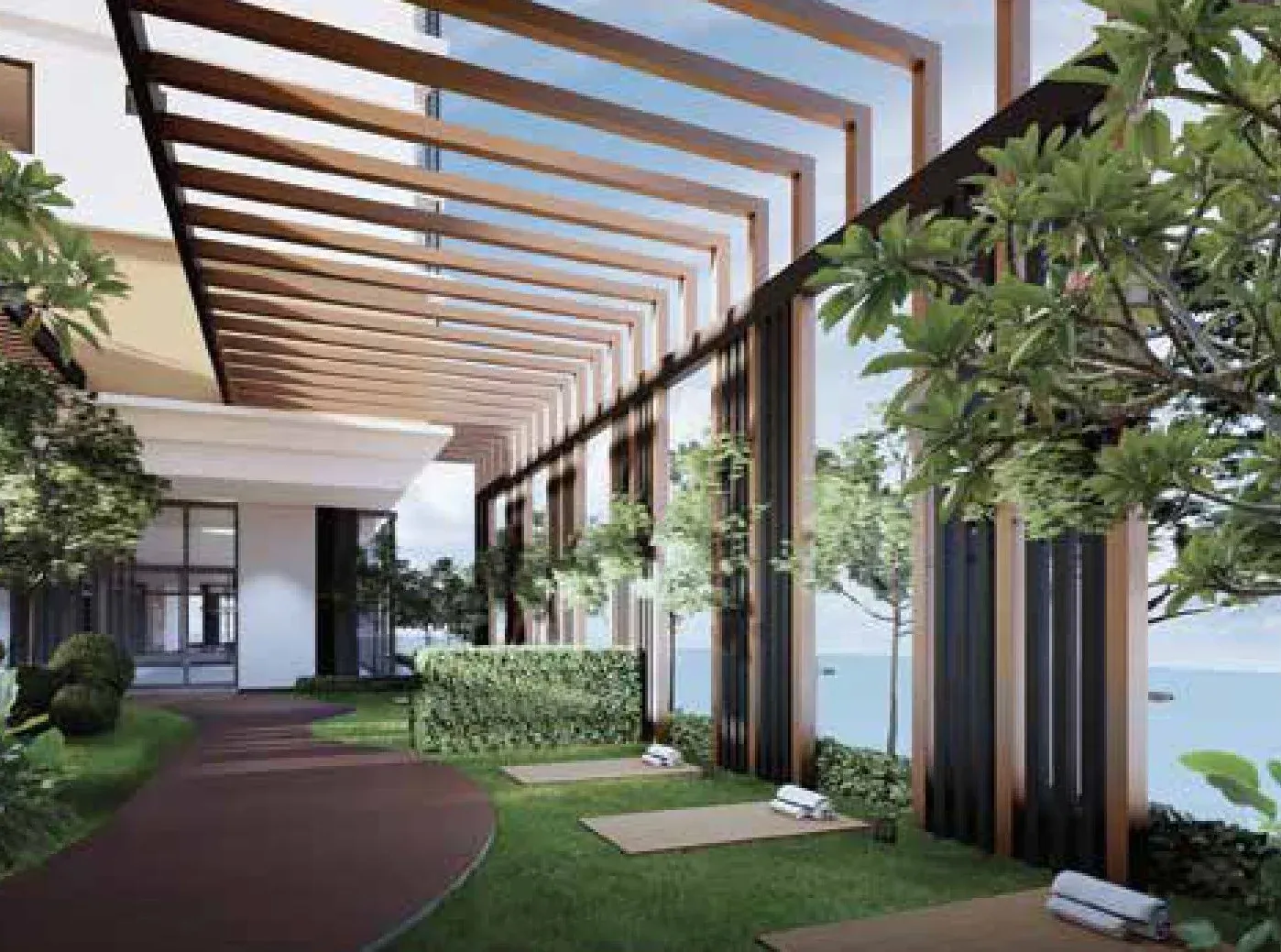 Zen yoga deck