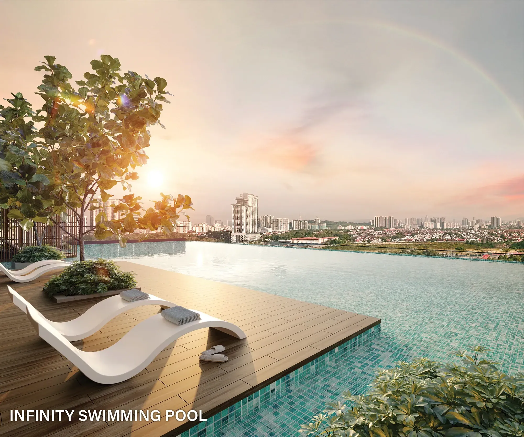 Infinity swimming pool