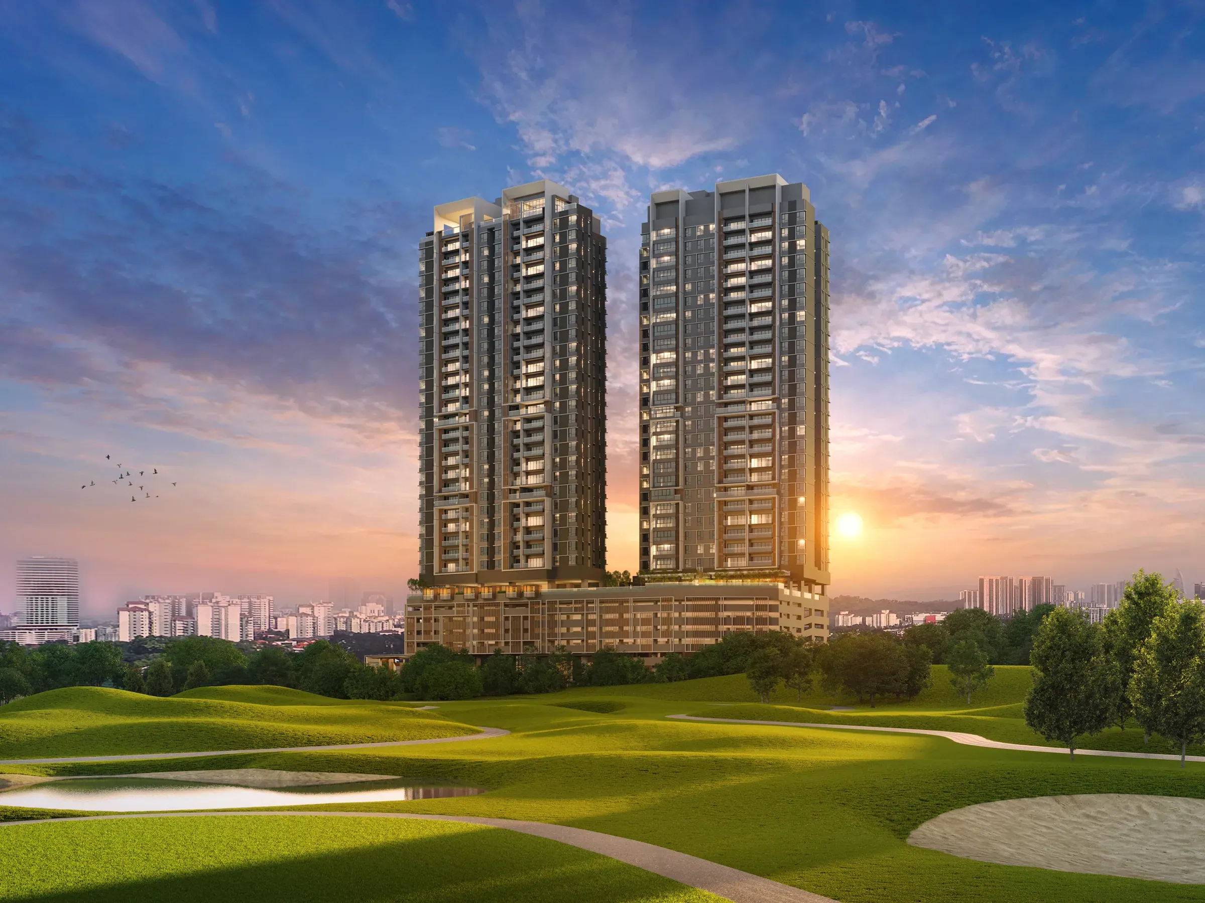 The Oaka Residence towers