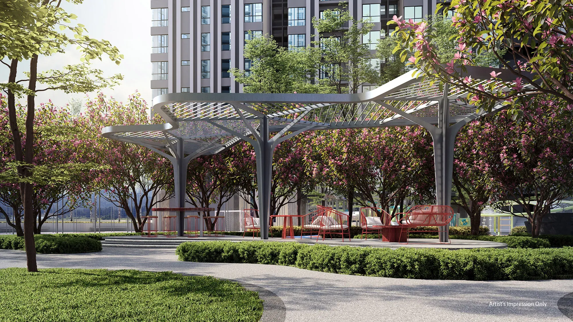 Garden and pergola walk