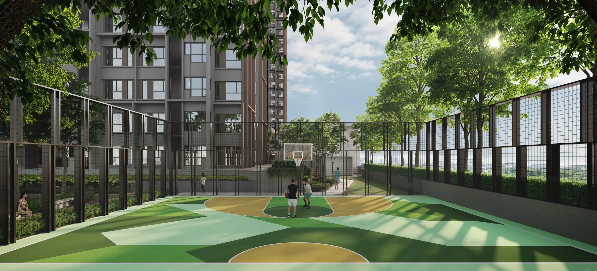 Basketball court