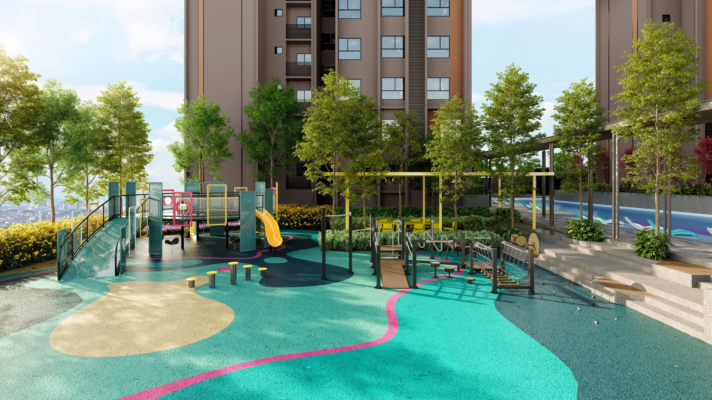 Chromatic Funland children's play area